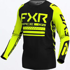 FXR Contender MX Jersey - Black/HiVis